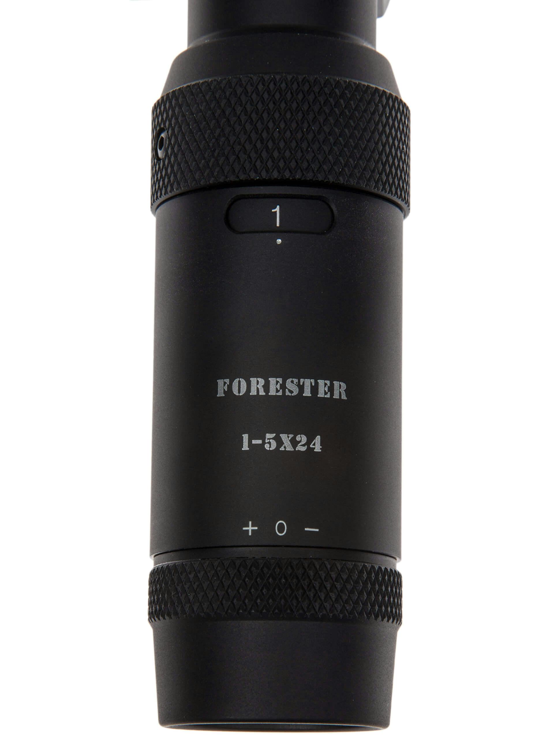 トイガン VECTOR OPTICS SC0C-0311 FORESTER 1-5x24 Vector Optics® Forester 1-5x24 Gen2 Rifle Scope 1/4 MOA w
